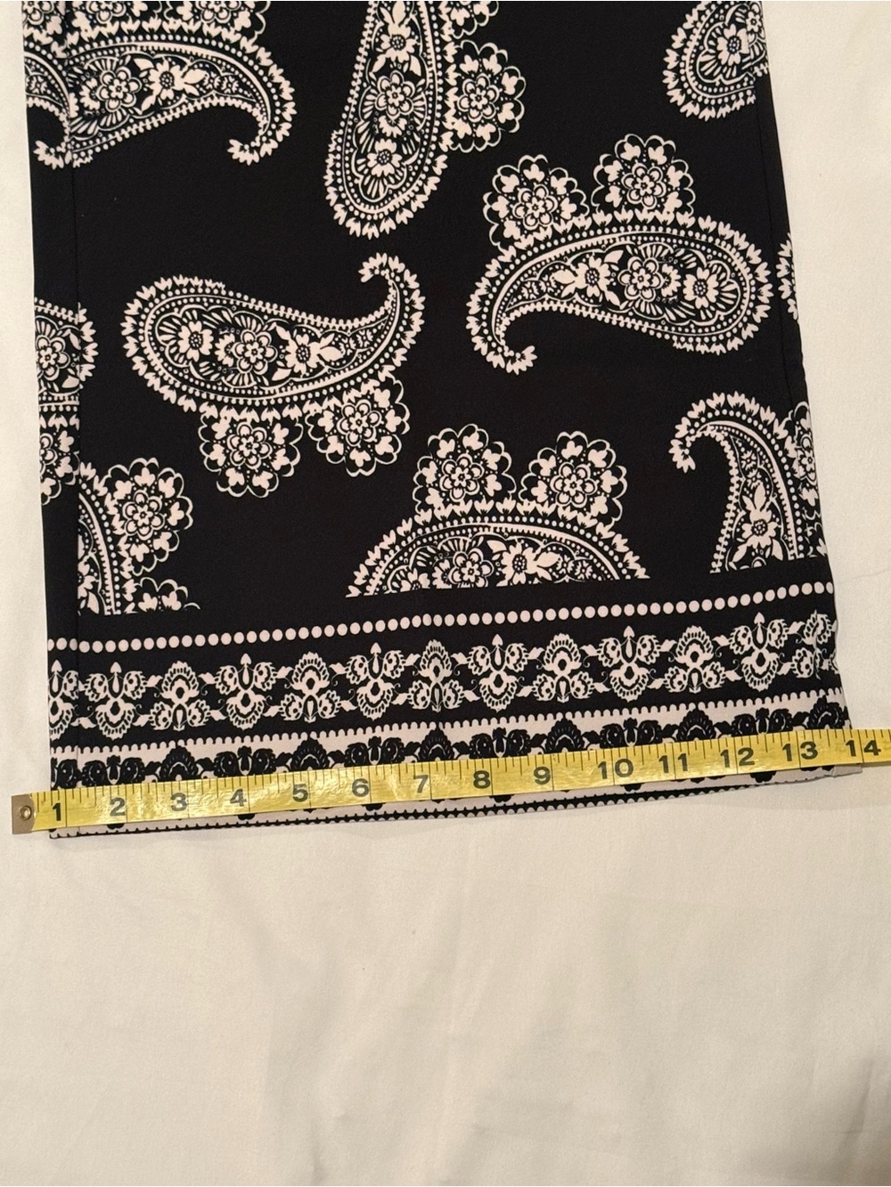 New York & Company Paisley Wide-Leg Palazzo Pants - Size Small - Picture 10 of 14
